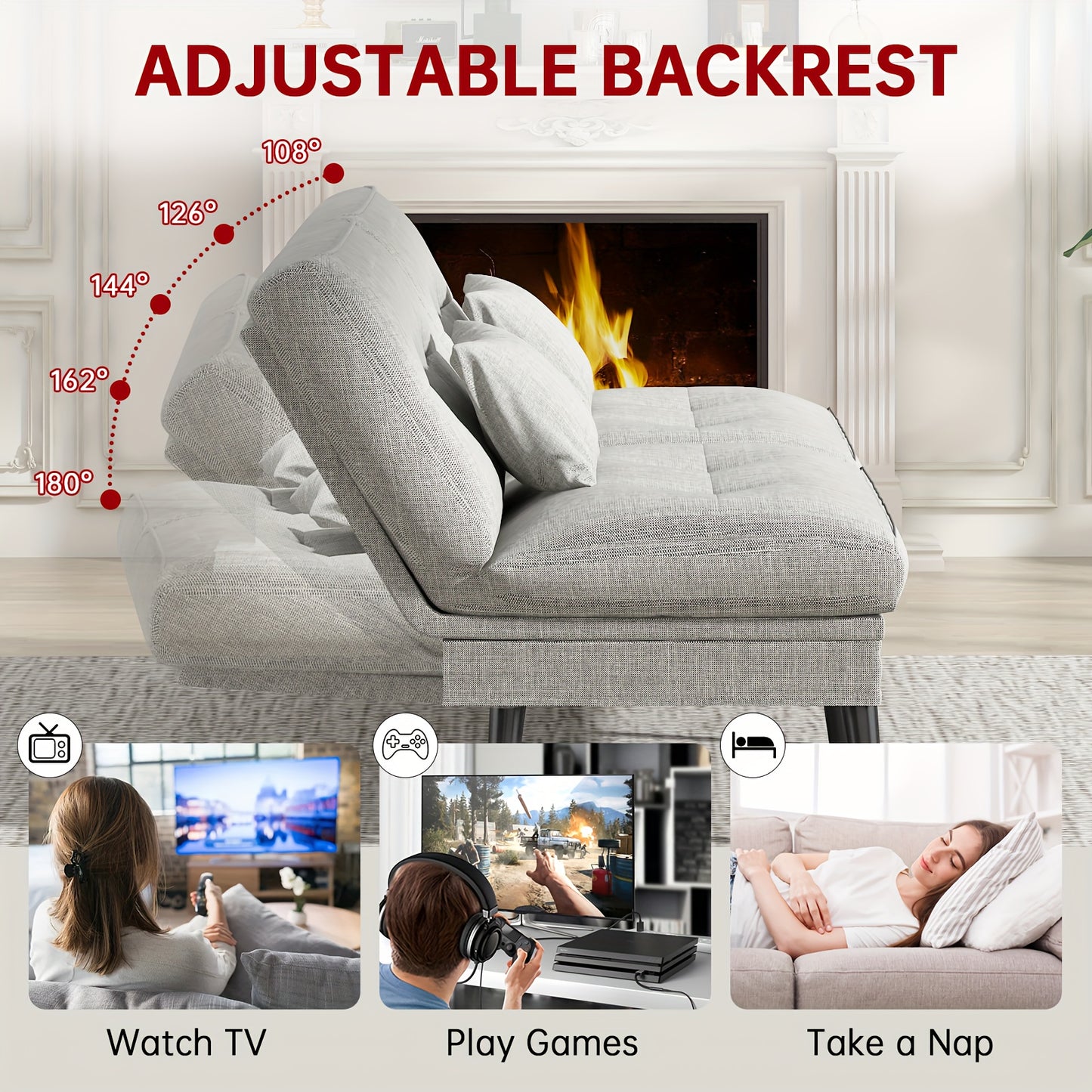 Dual-Purpose Sofa Bed for Small Spaces