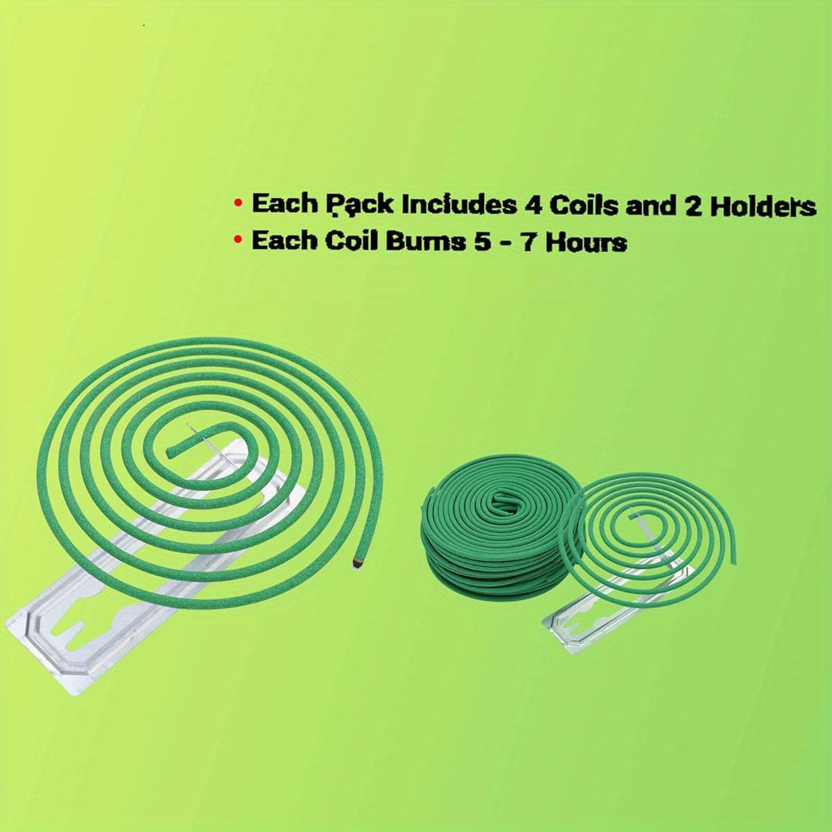 Citronella Incense Coils 2 Pack Set
