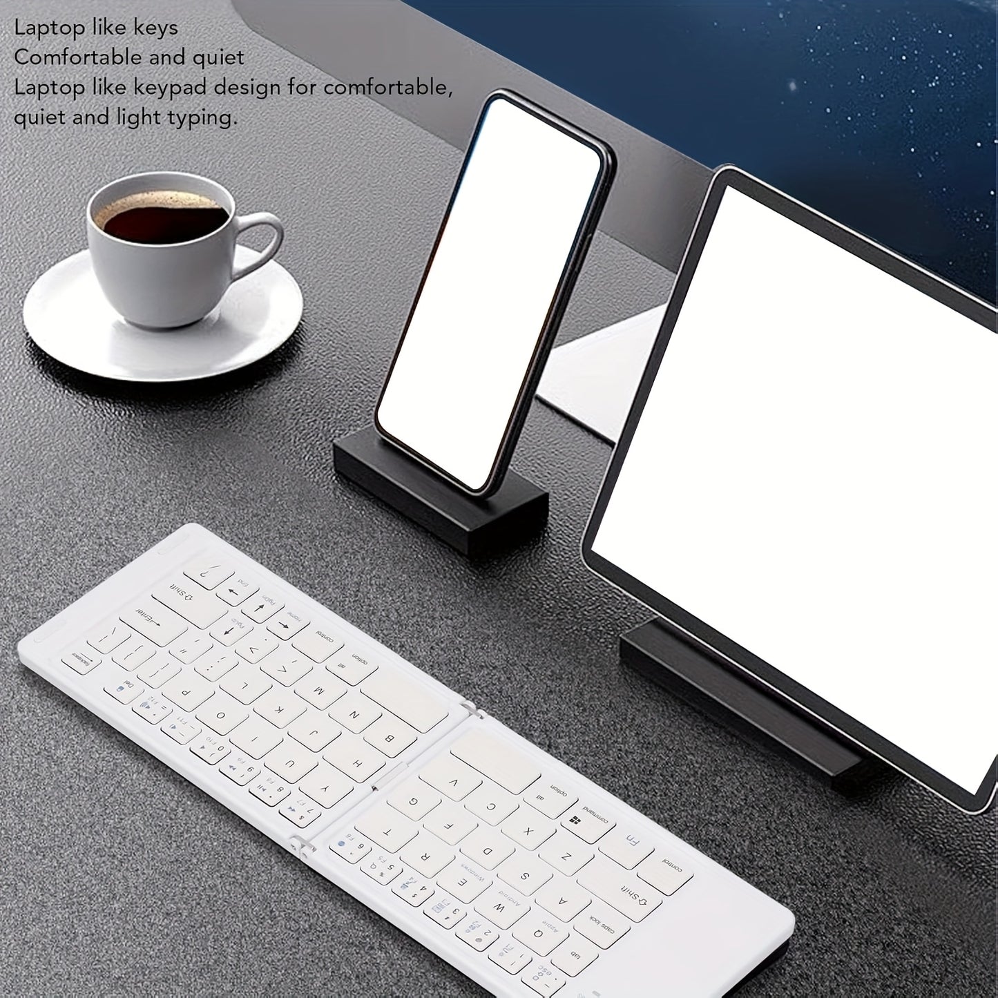 Ultra Slim Wireless Keyboard with Hotkeys