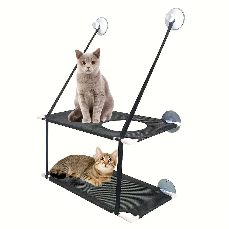 Double Layer Cat Window Hammock Bed