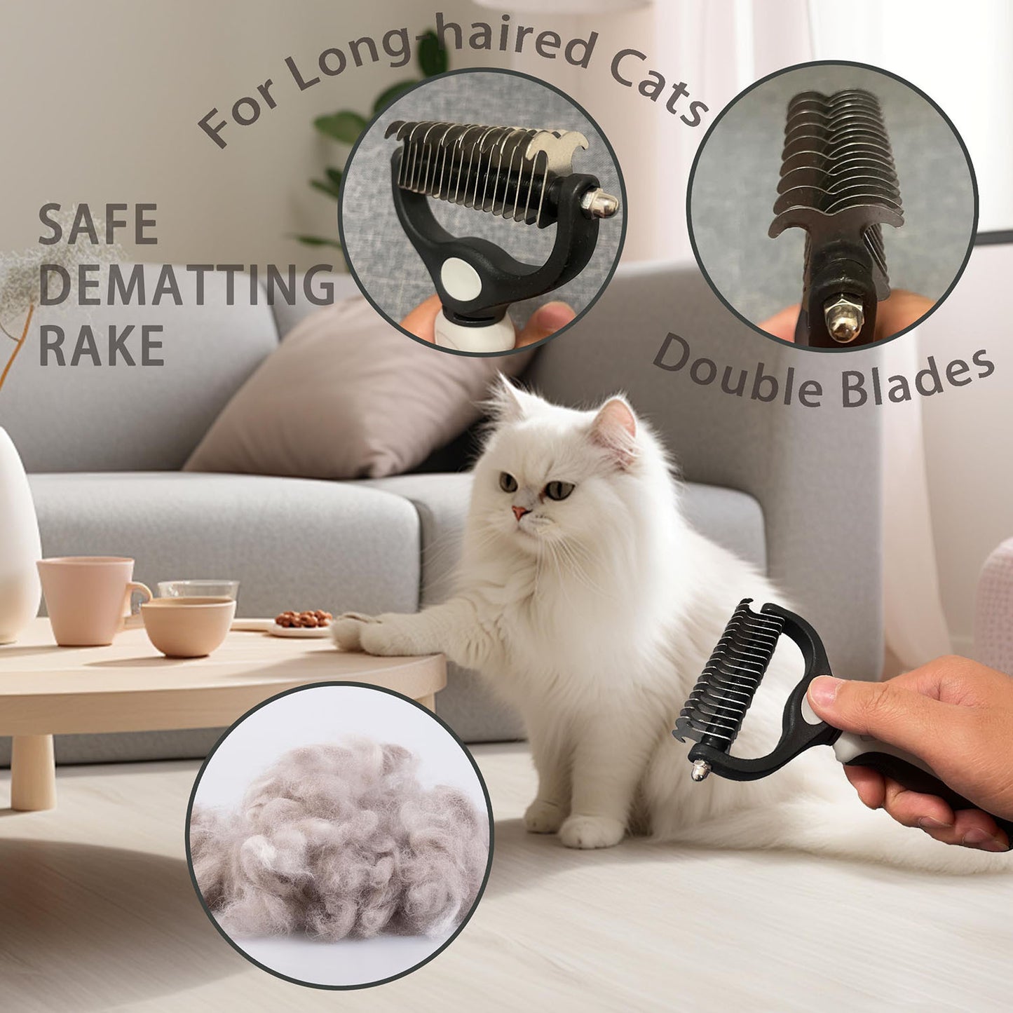 8 Piece Dog Grooming Brush Set