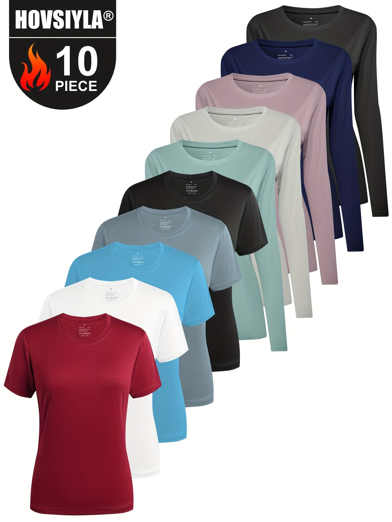 HOVSIYLA Women's Breathable Sport T-Shirts