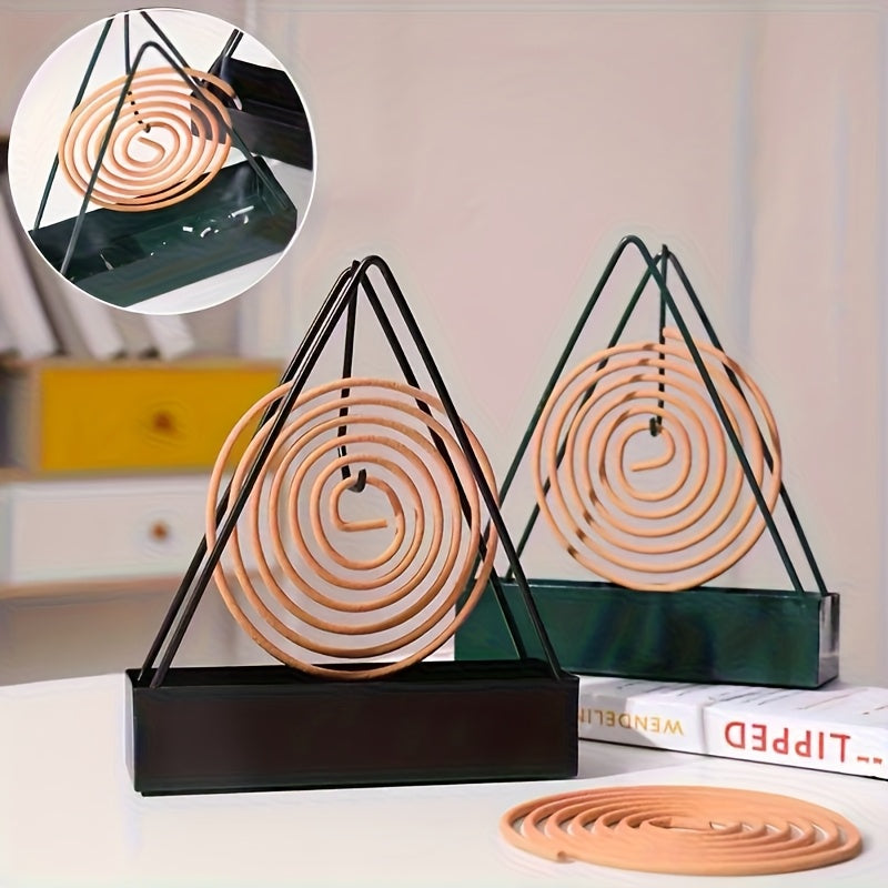 Elegant Cast Iron Mosquito Coil Burners Set
