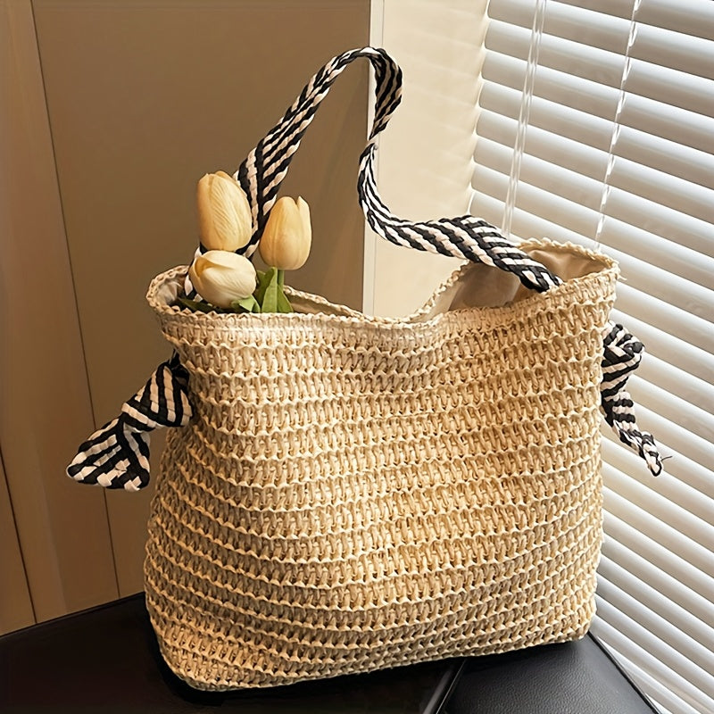 Bohemian Woven Tote Bag for Women