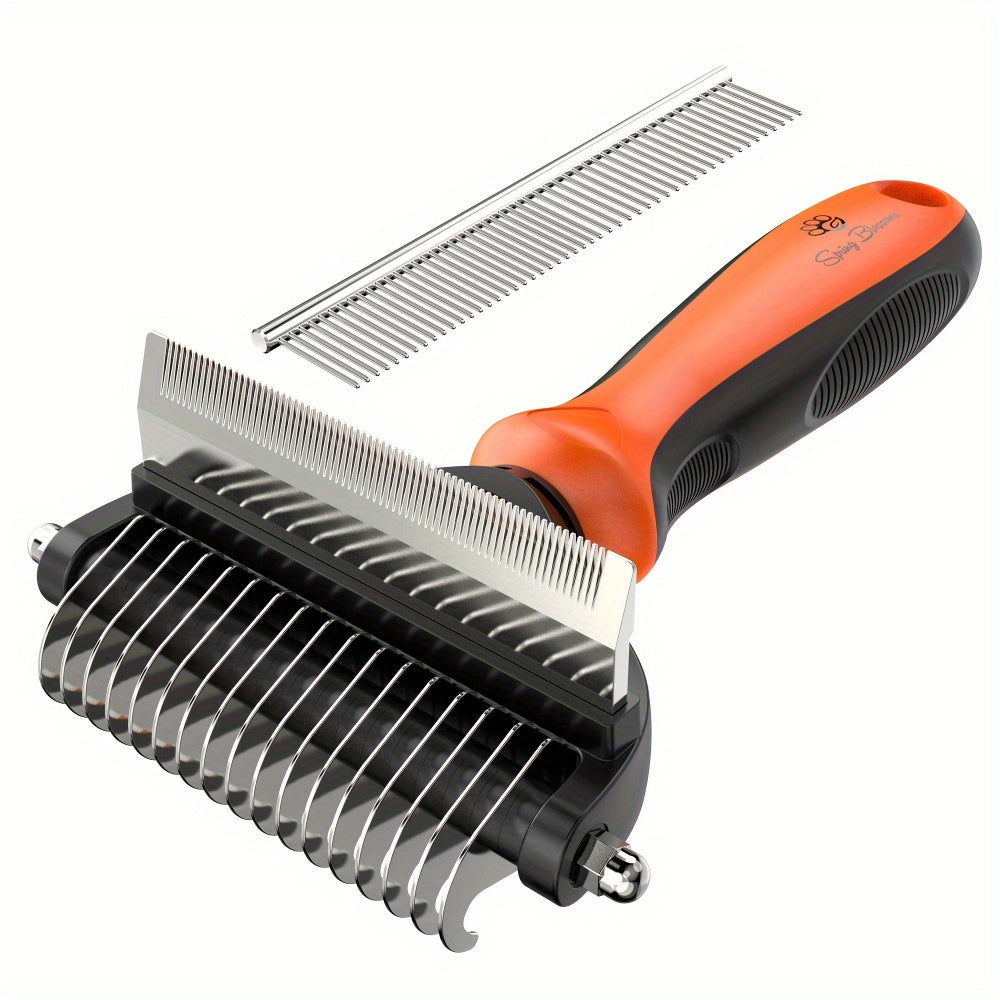 Stainless Steel Dog Grooming Brush Tool
