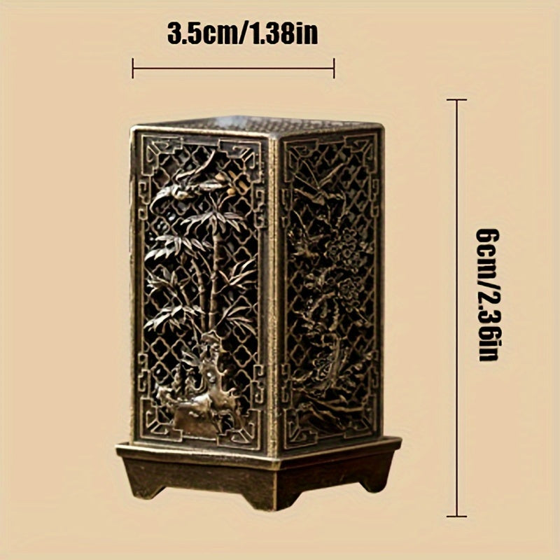 Elegant Alloy Incense Burner for Home Decor