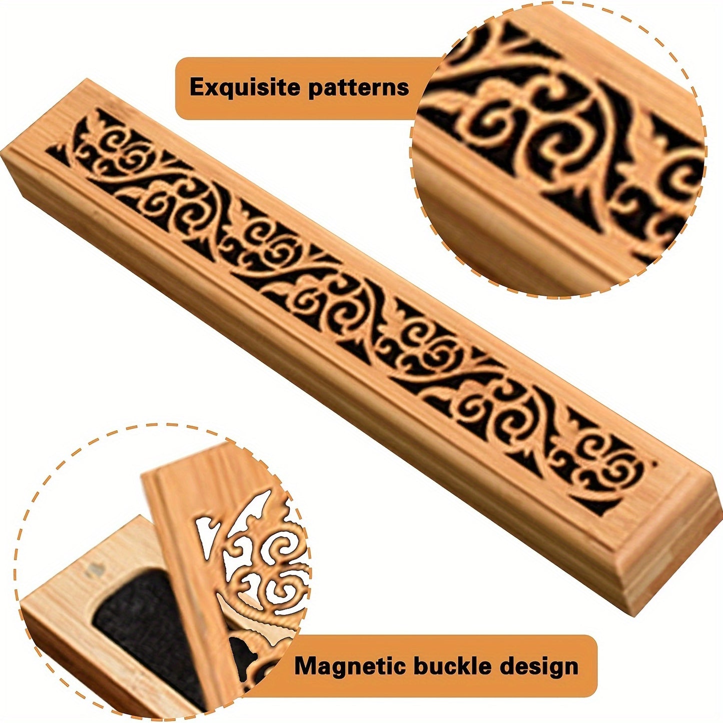 Wooden Incense Rack for Meditation and Yoga