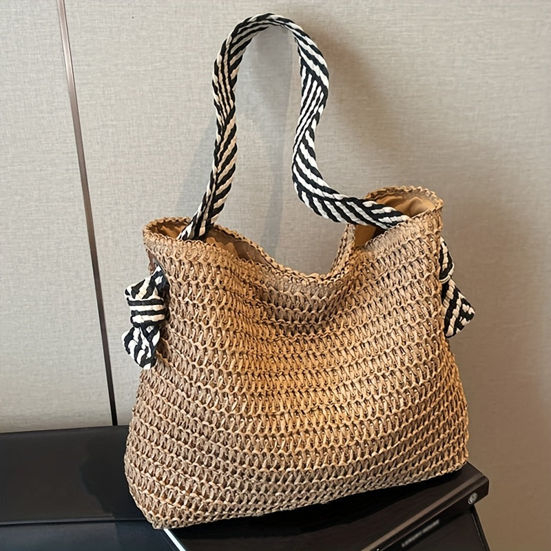 Bohemian Woven Tote Bag for Women