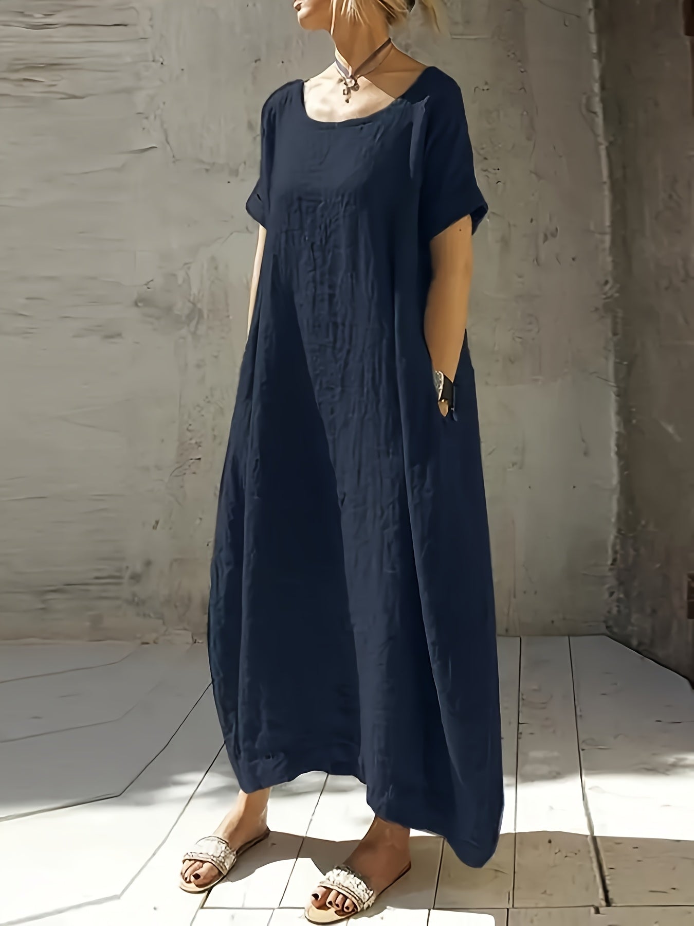 Beige Lightweight Midi Skirt for Casual Outings