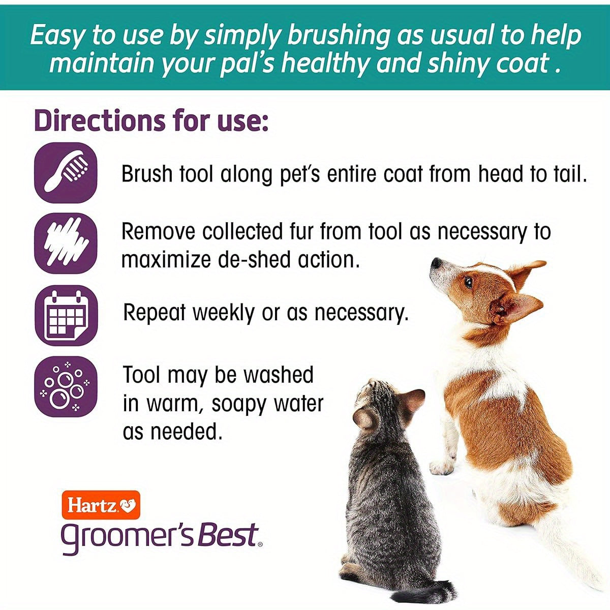 Groomer's Best Deshedding Slicker Dog Brush