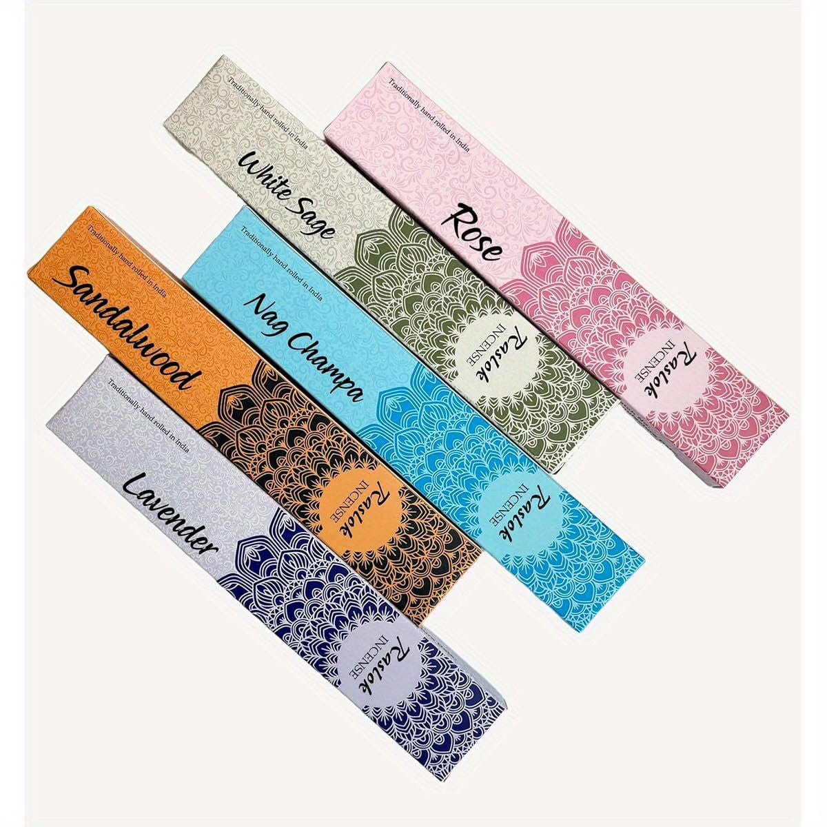 Natural Incense Sticks 10-Pack Mixed Scents