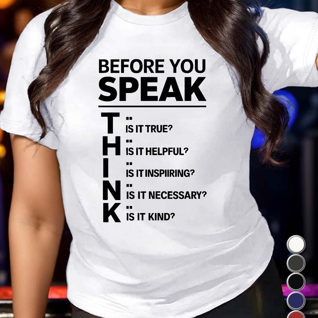 Comfortable Women's Cotton Crew Neck T-shirt