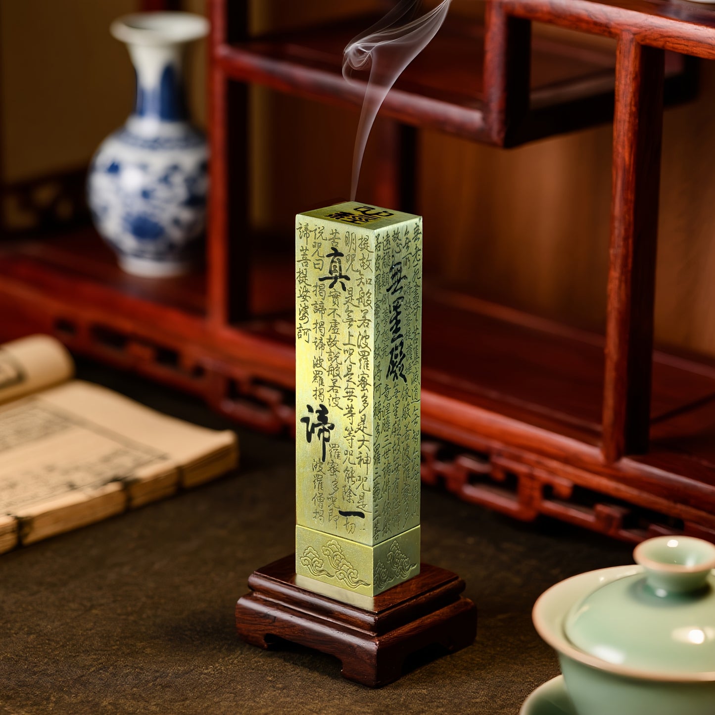 Elegant Retro Alloy Incense Burner Stand