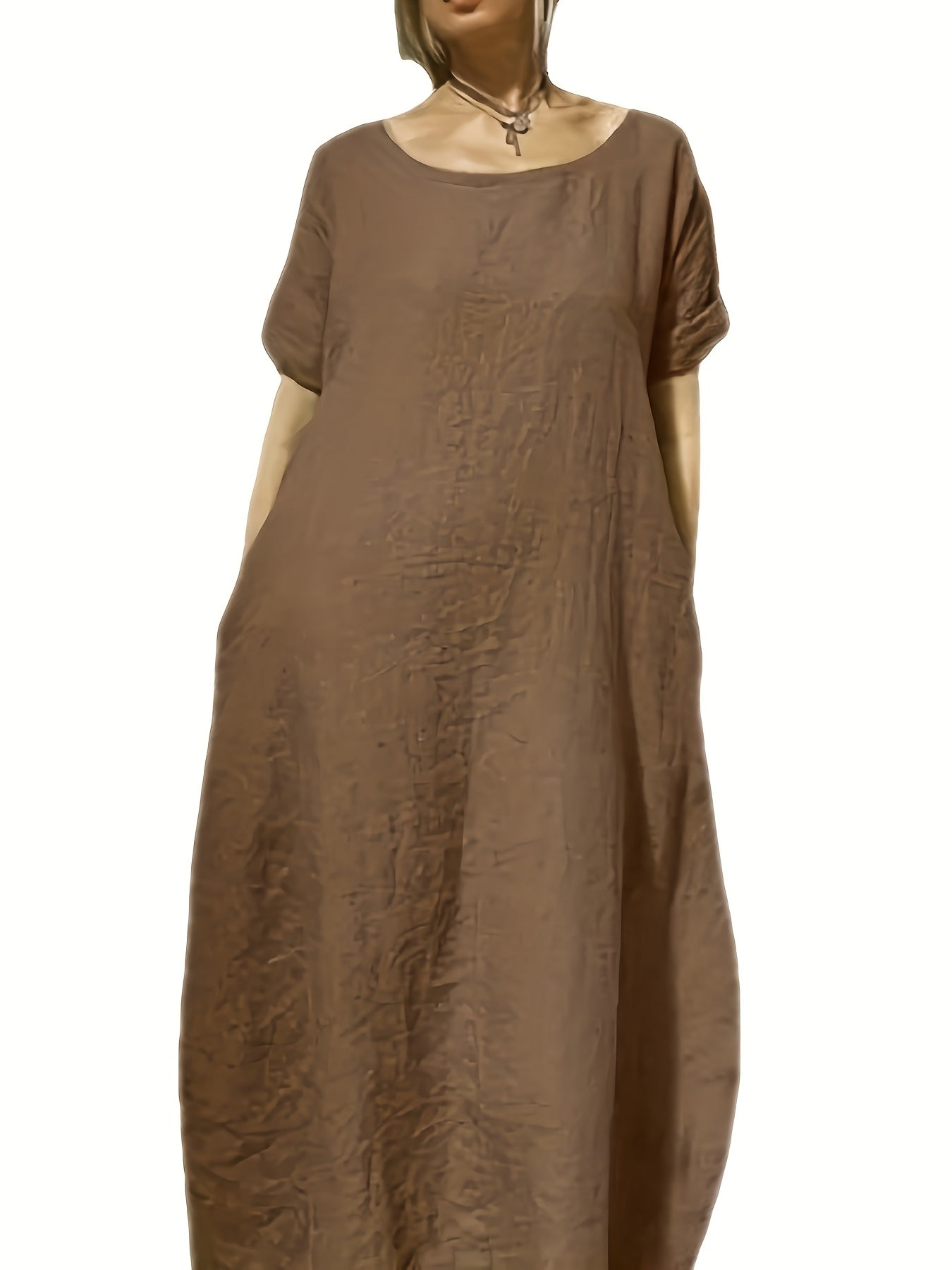 Beige Lightweight Midi Skirt for Casual Outings