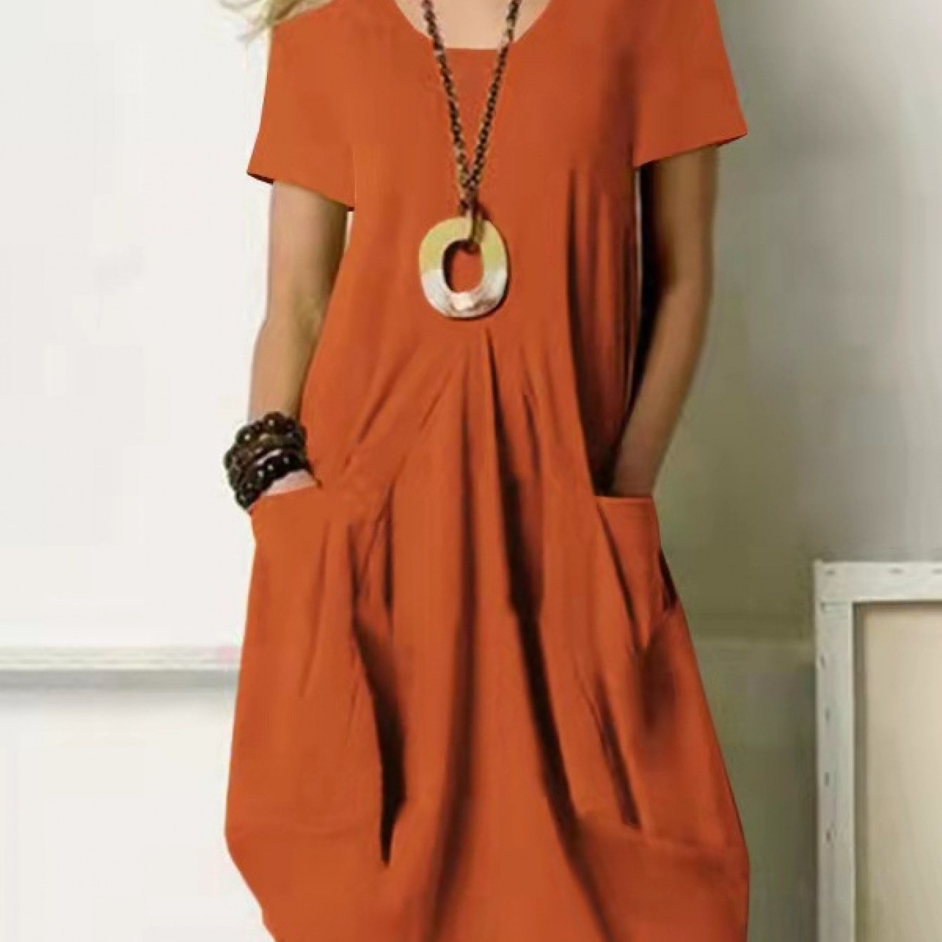 Women's Elegant Loose Fit Summer Dress