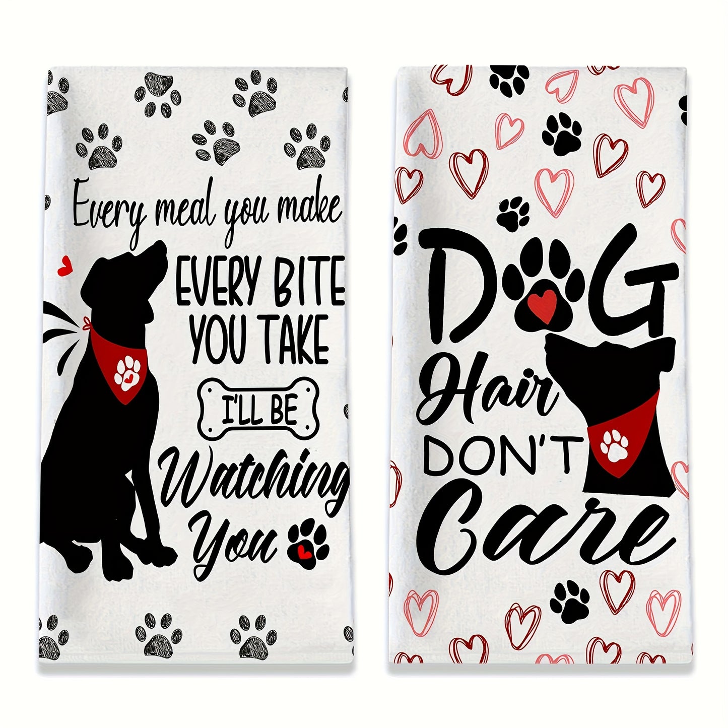Cute Animal Pattern Kitchen Towel Set