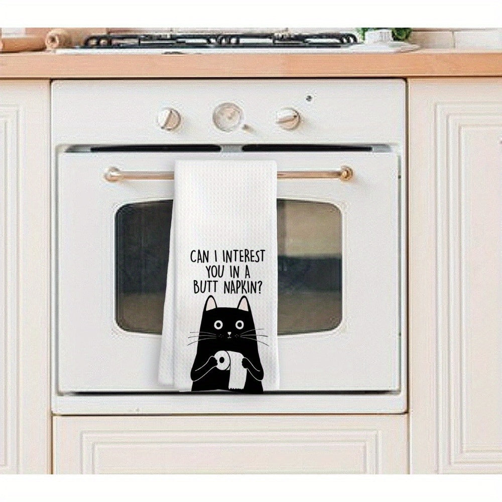 Funny Cat Towels with Humorous Design
