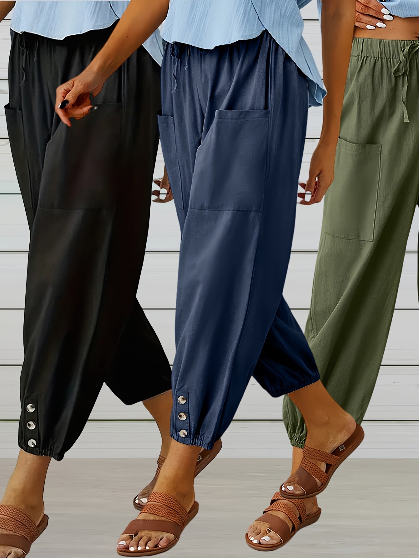 High-Waist Loose Yoga Pants for Women