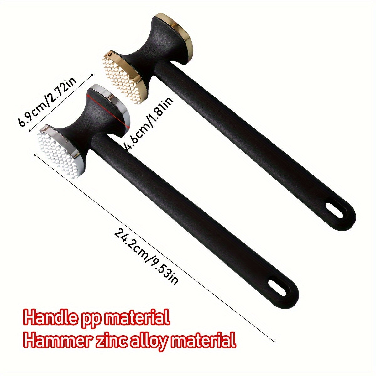 Zinc Alloy Meat Hammer Tenderizer Crusher