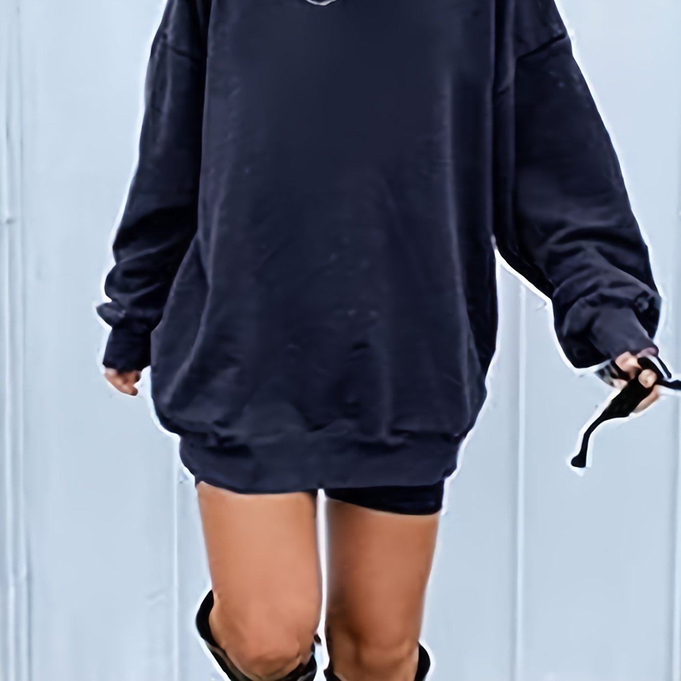 Pink Oversized Sweatshirt for Women
