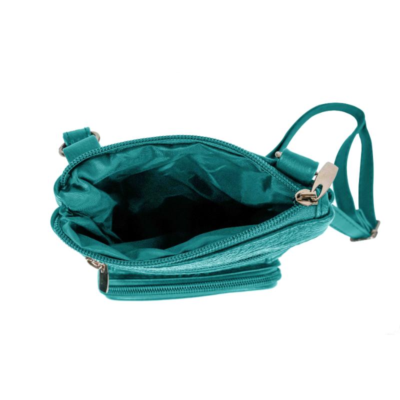 Genuine Leather Crossbody Handbag in Multiple Colors