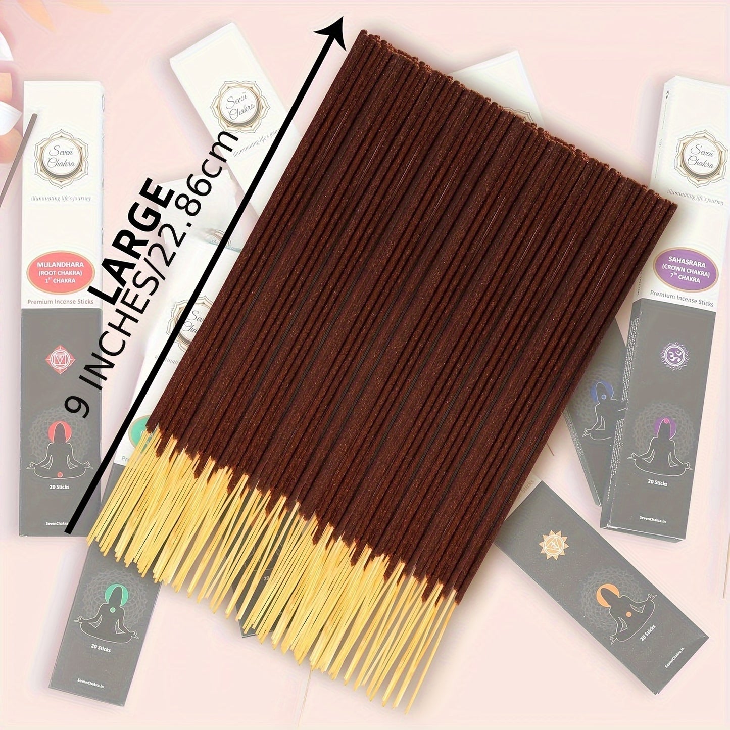 7 Chakra Incense Sticks for Meditation