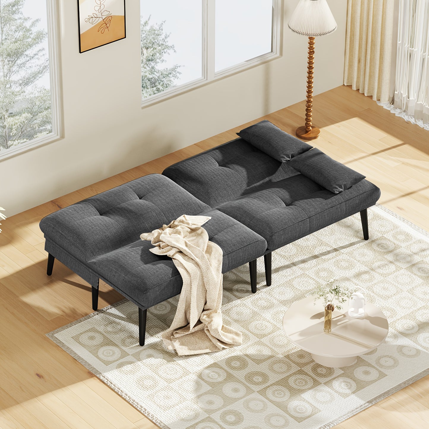 Dual-Purpose Sofa Bed for Small Spaces