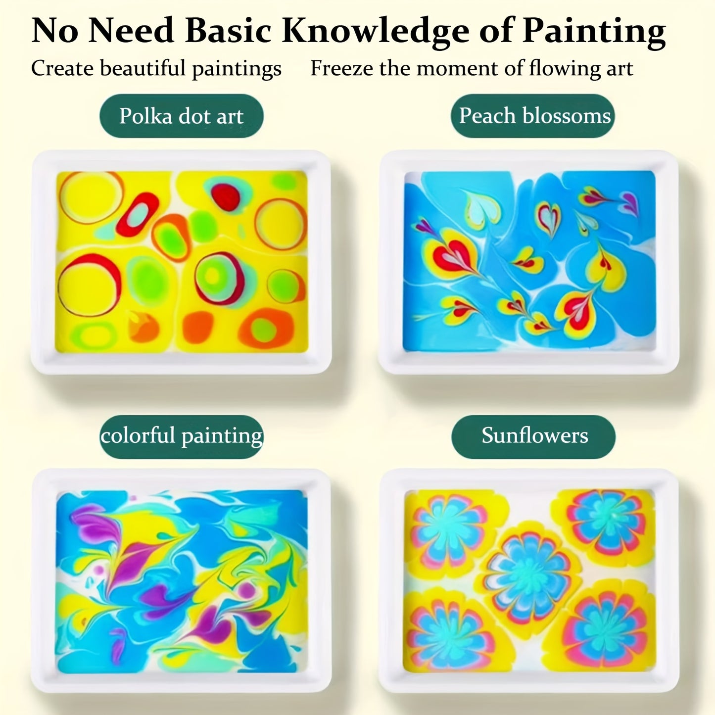 Magic Water Marbling Paint Art Kit