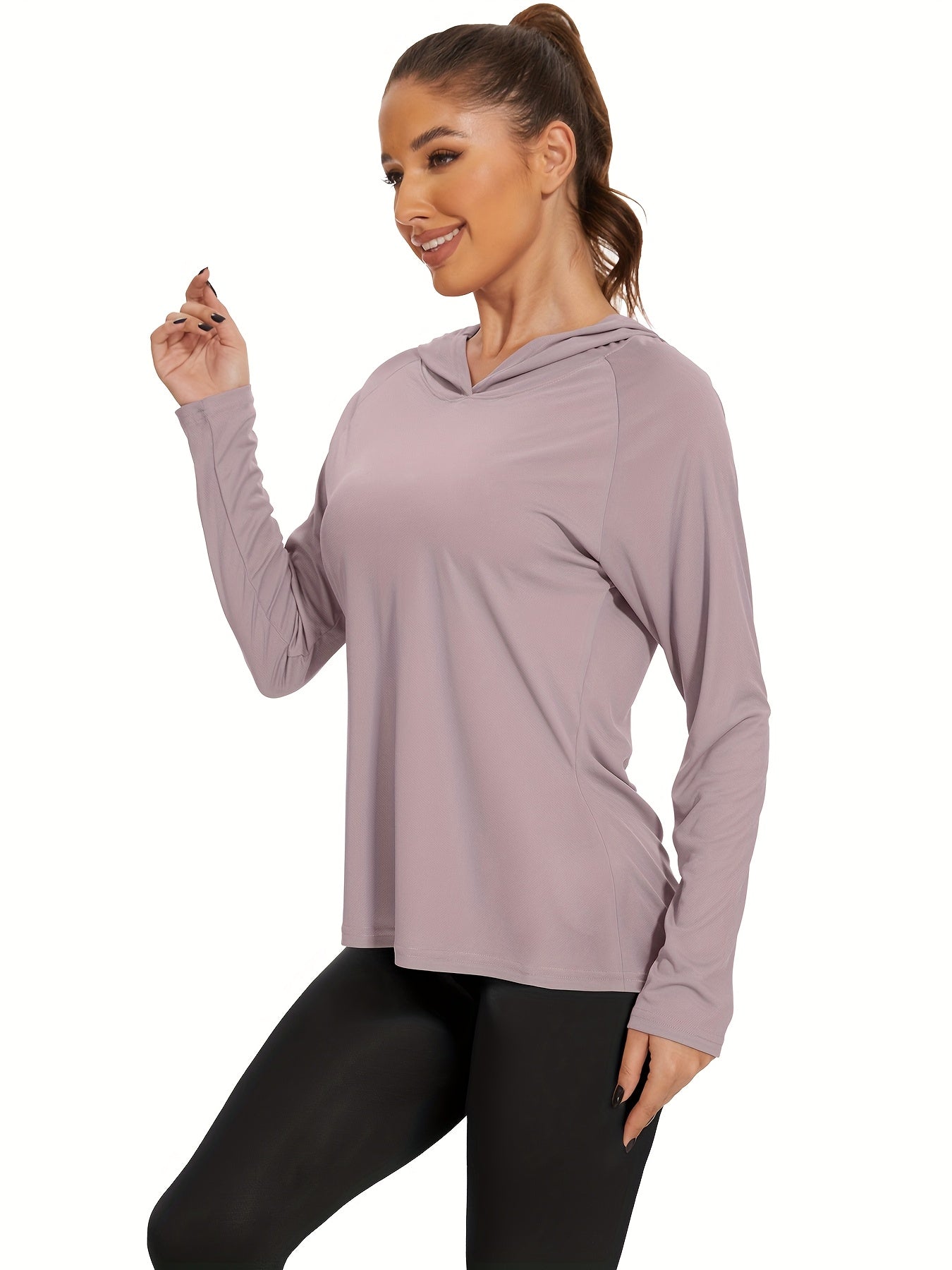 OYGSIEG Women's Sunscreen Long Sleeve T-Shirts