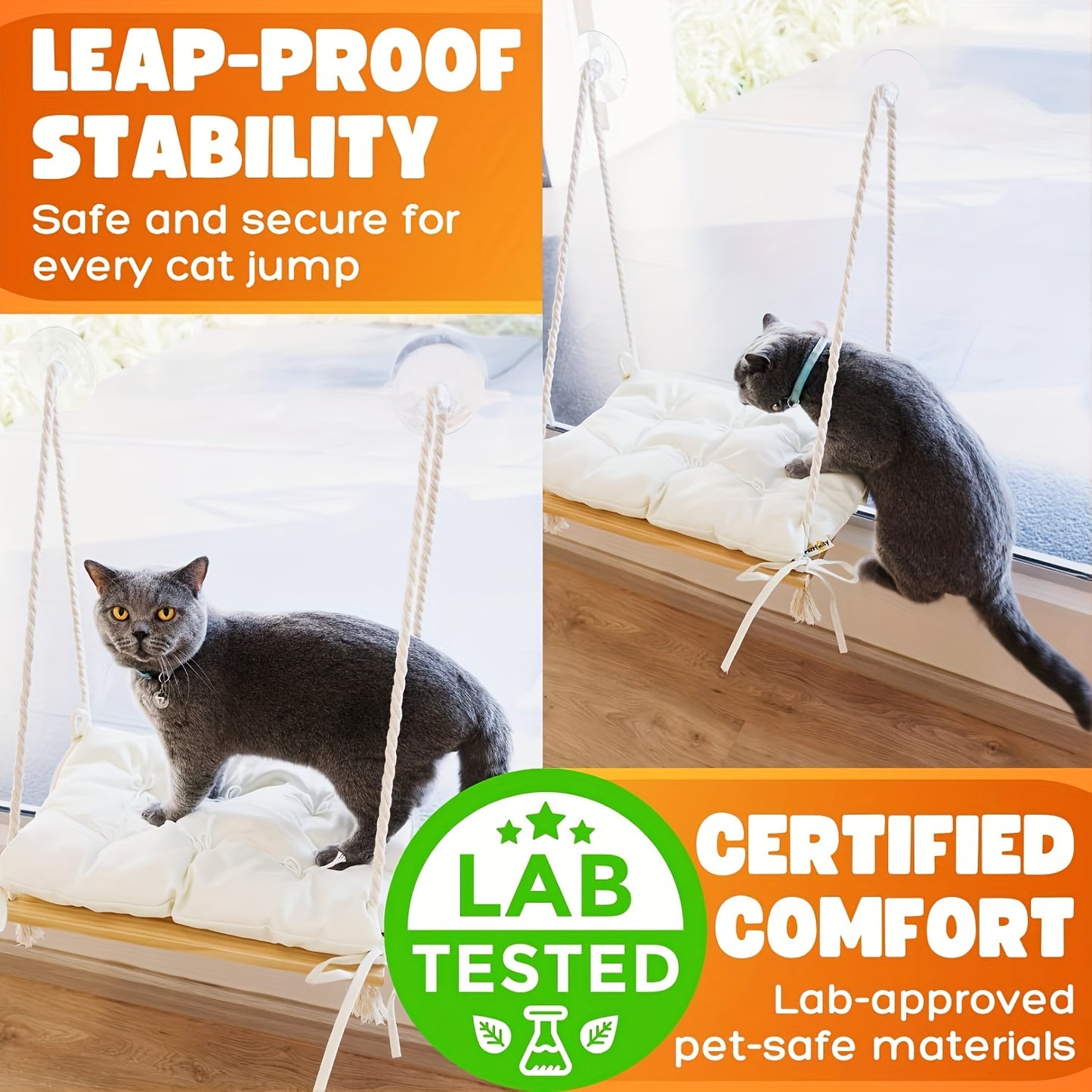 Cat Window Perch Hammock Bed