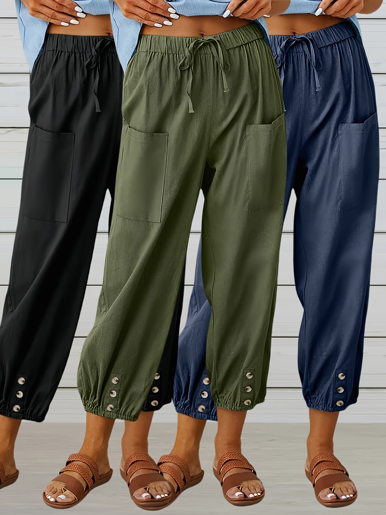 High-Waist Loose Yoga Pants for Women