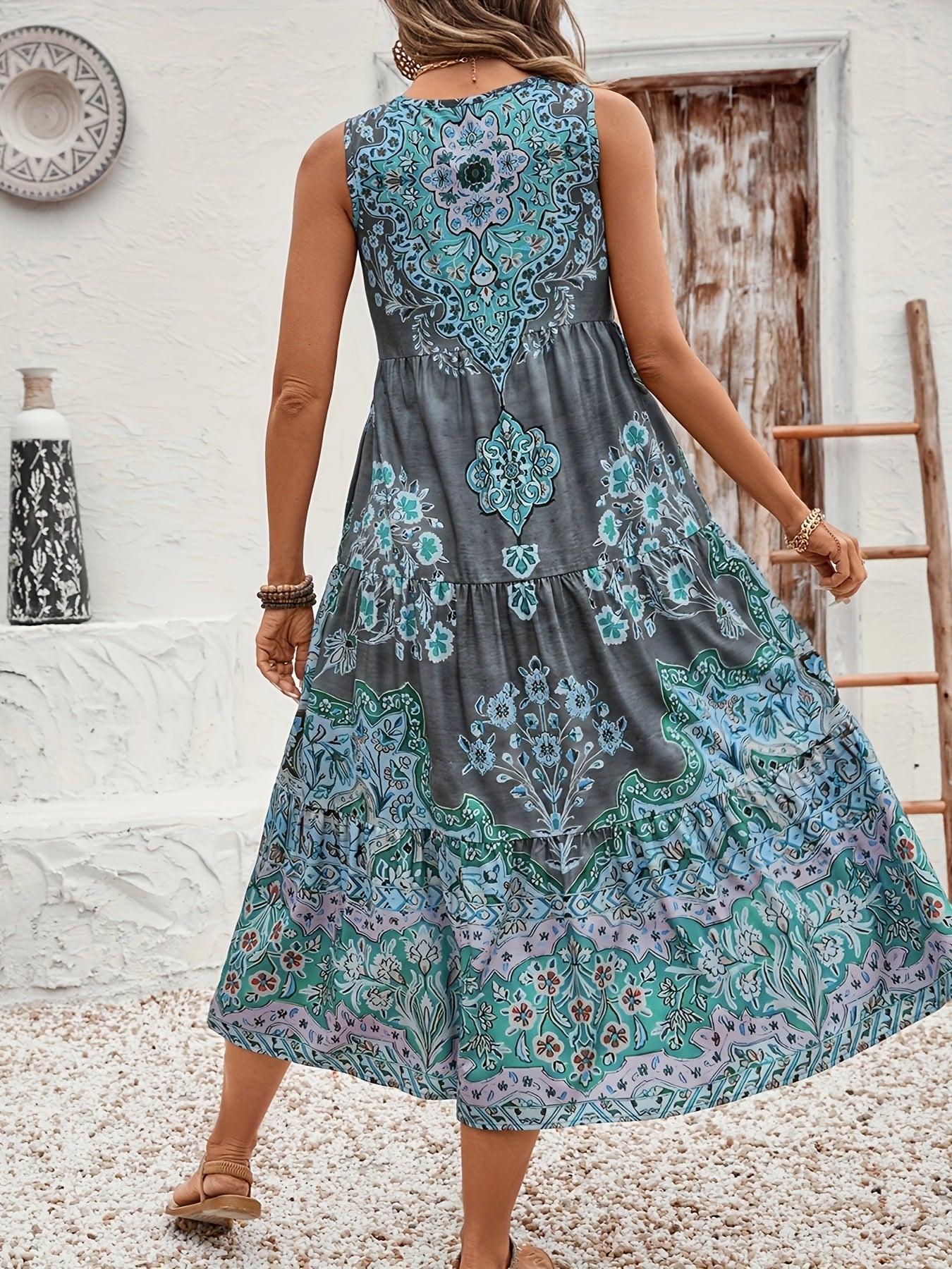 Women's Summer Floral Print Dress