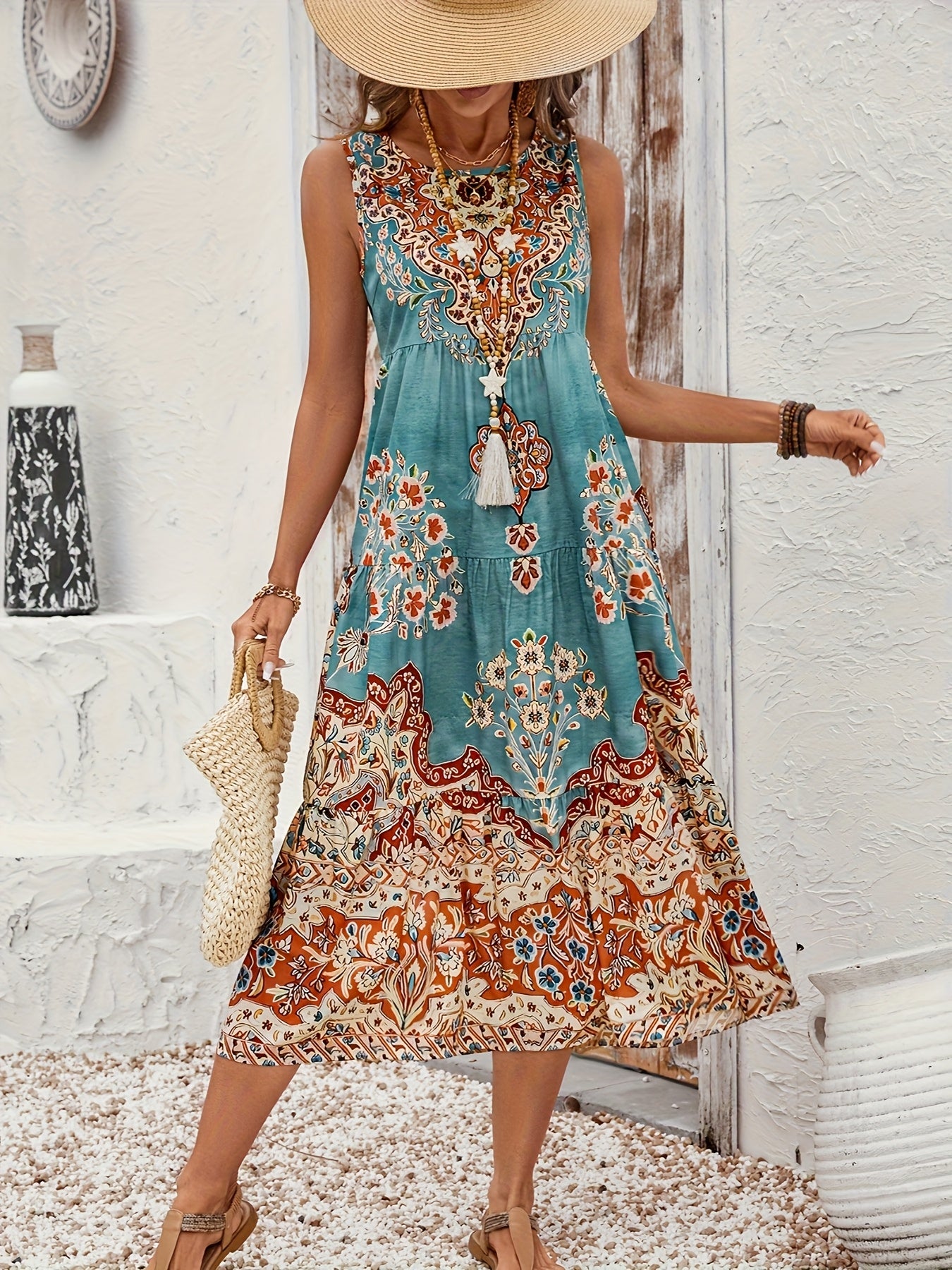 Women's Summer Floral Print Dress