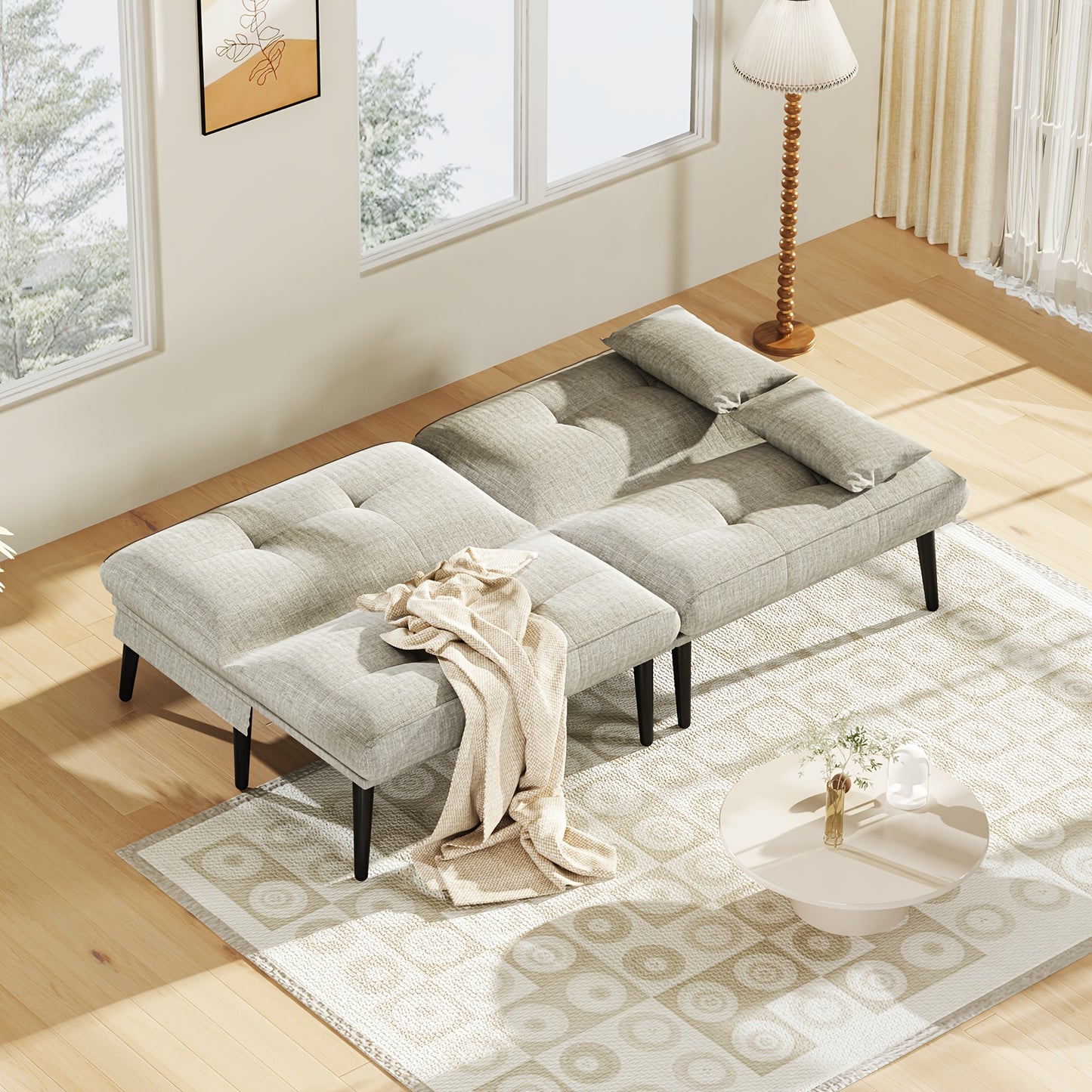 Dual-Purpose Sofa Bed for Small Spaces