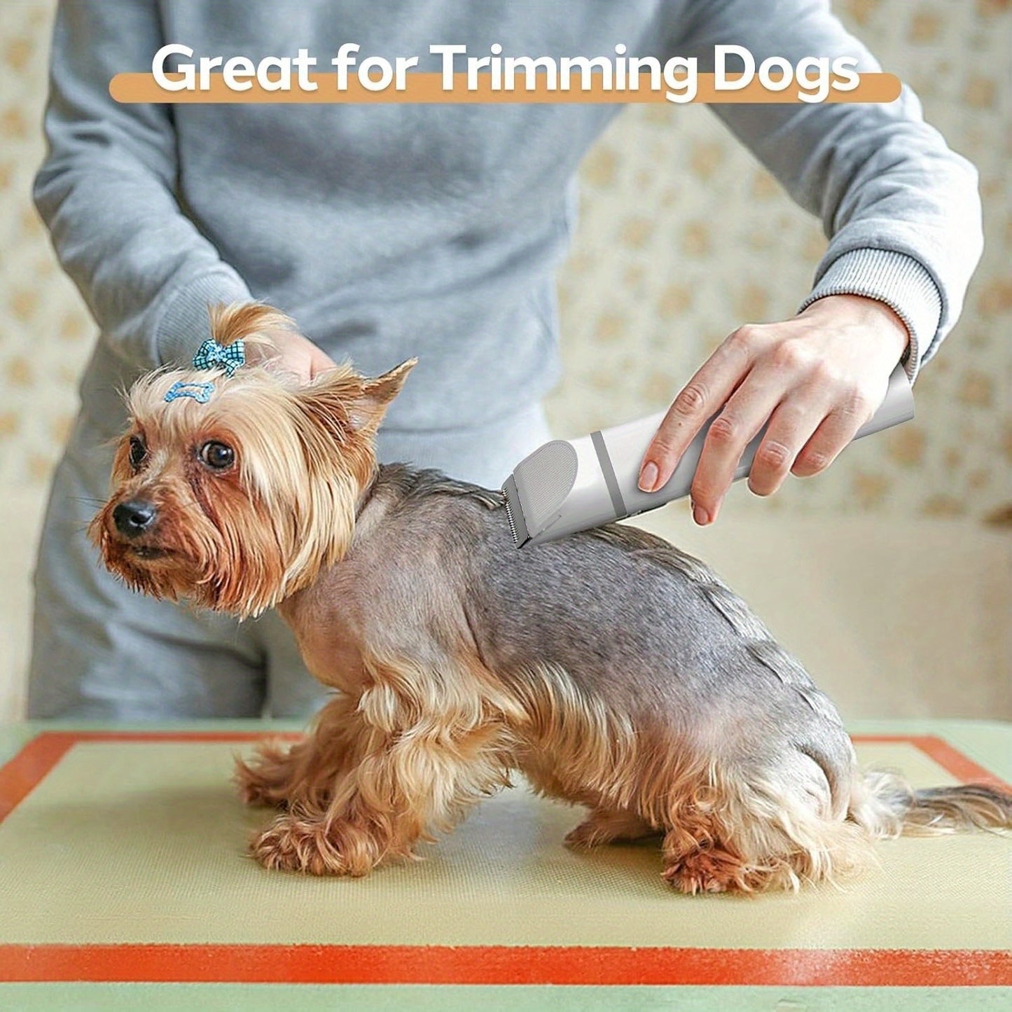 Cordless Electric Pet Trimmer with Nail Grinder