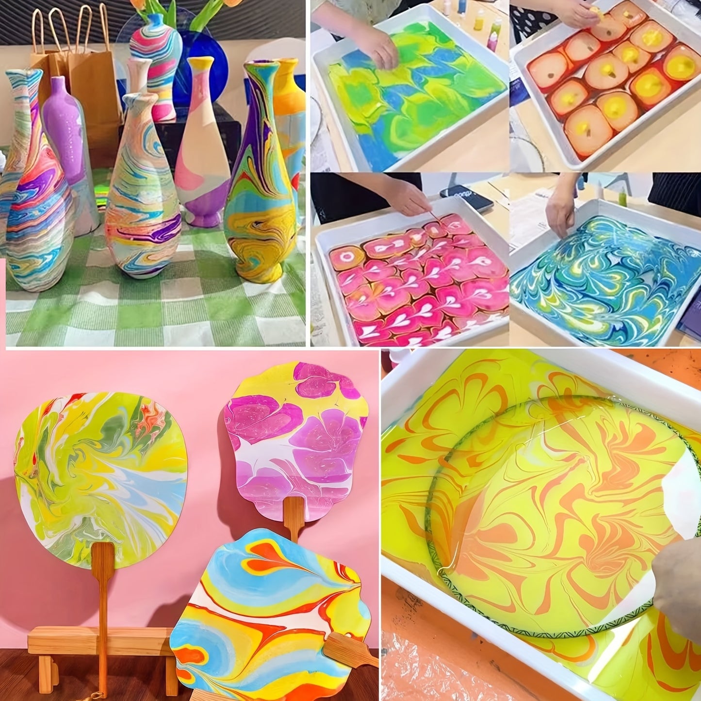 Magic Water Marbling Paint Art Kit