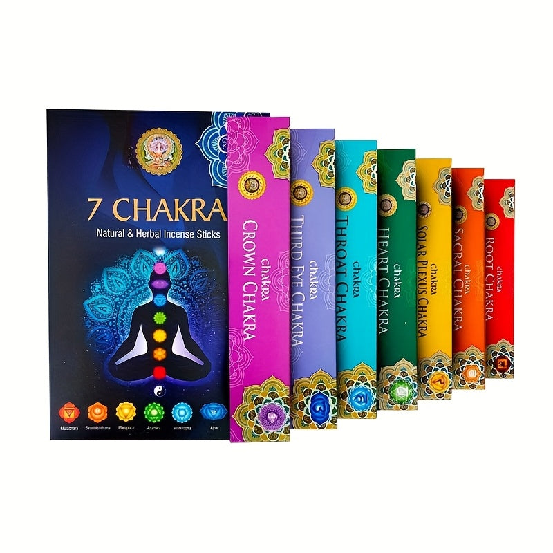 7 Chakra Incense Sticks for Meditation