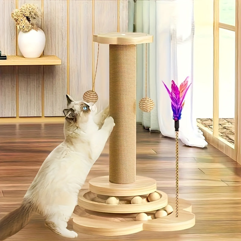 Sisal Cat Scratching Pillar and Climbing Frame