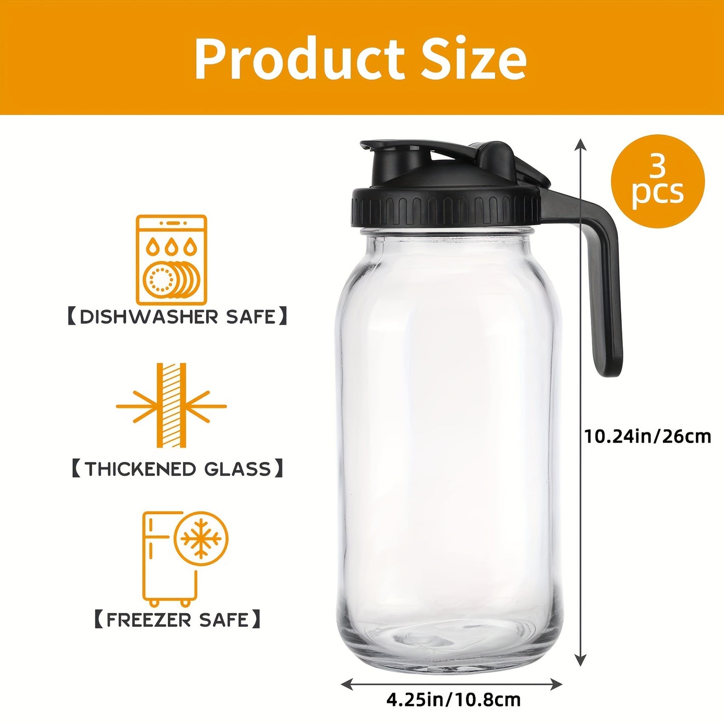 Sun Tea Glass Jar Set for Cold Beverages