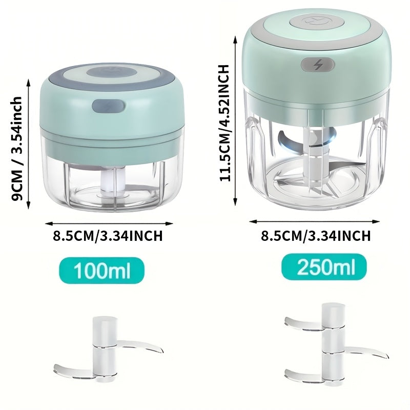 Electric Mini Garlic Chopper USB Meat Grinder