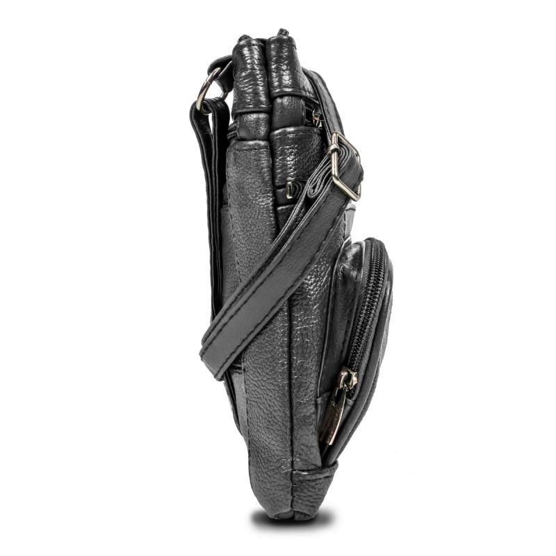 Genuine Leather Crossbody Handbag in Multiple Colors