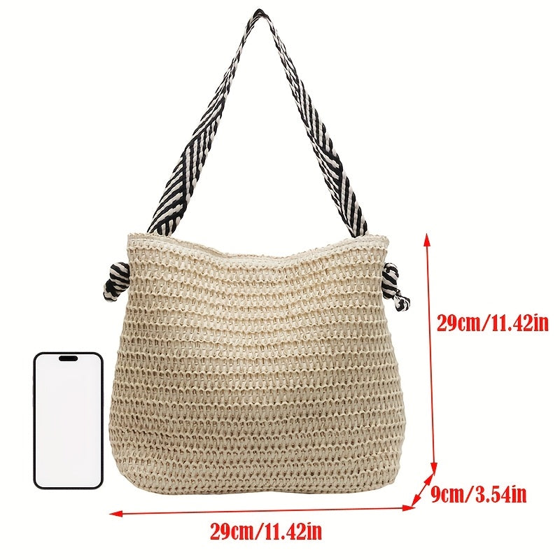 Bohemian Woven Tote Bag for Women
