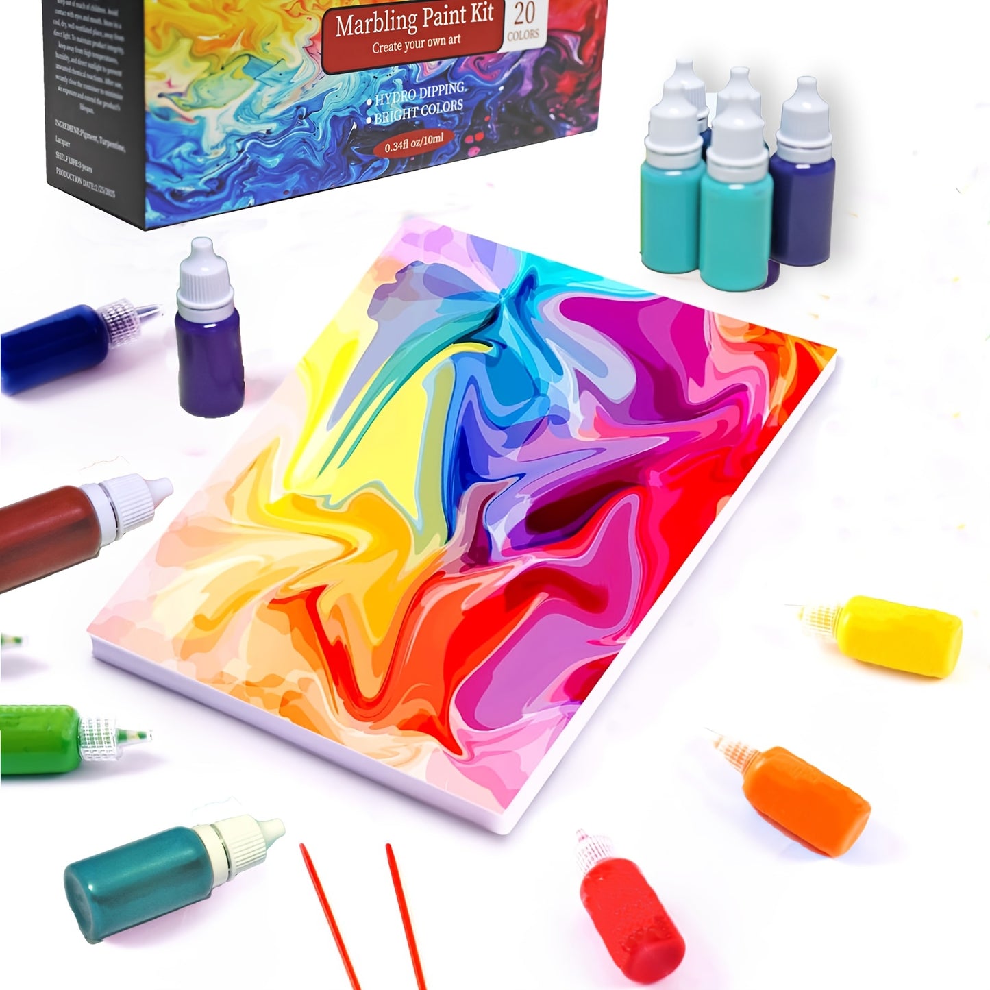 Magic Water Marbling Paint Art Kit