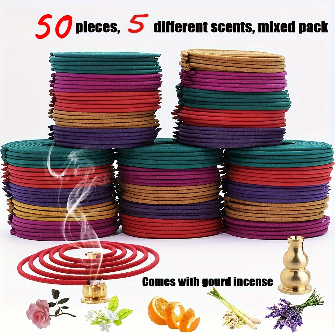 Mixed Scent Incense Coils 50pcs and 100pcs