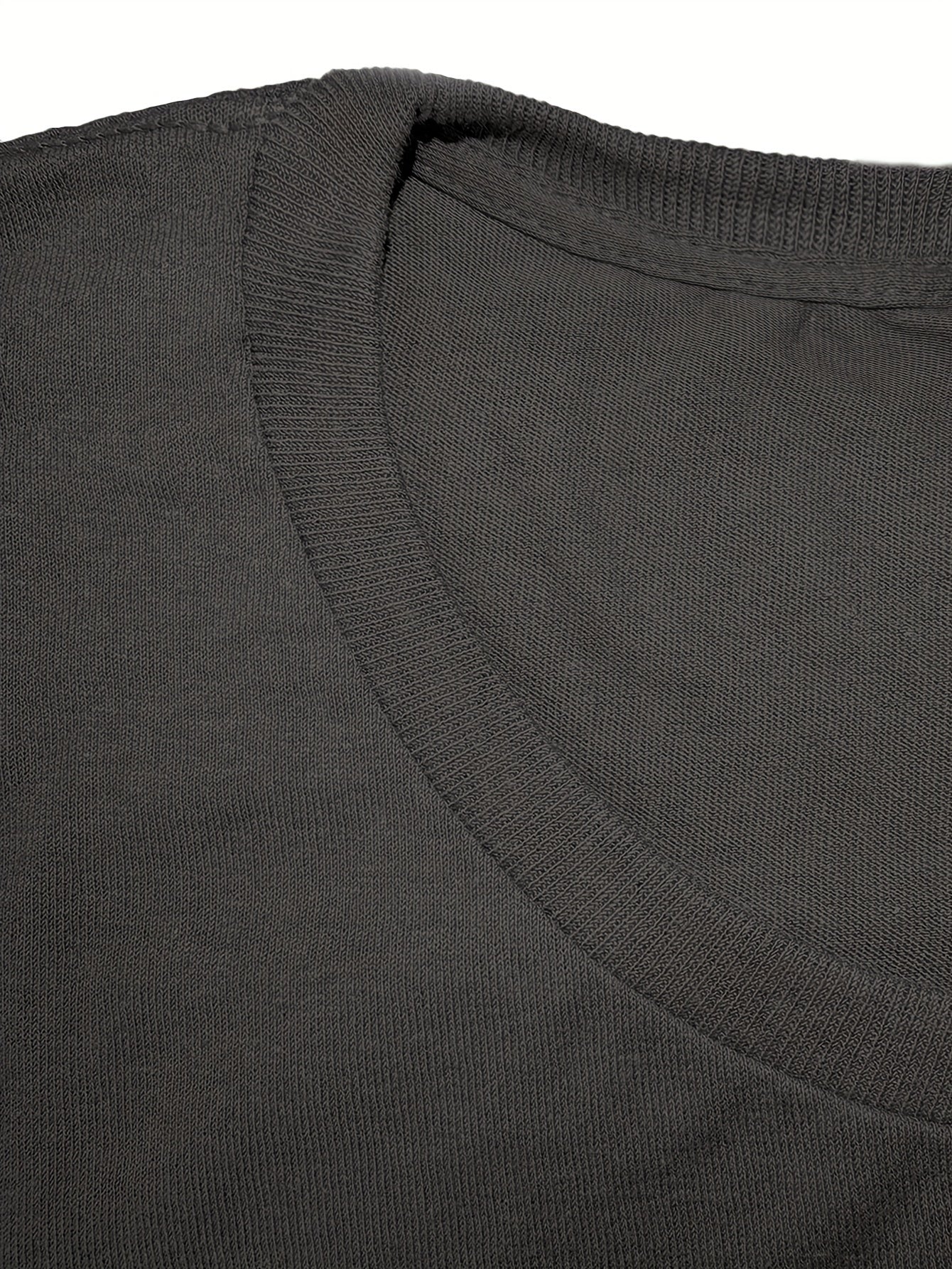 Black Cotton Tee with Bold Lettering