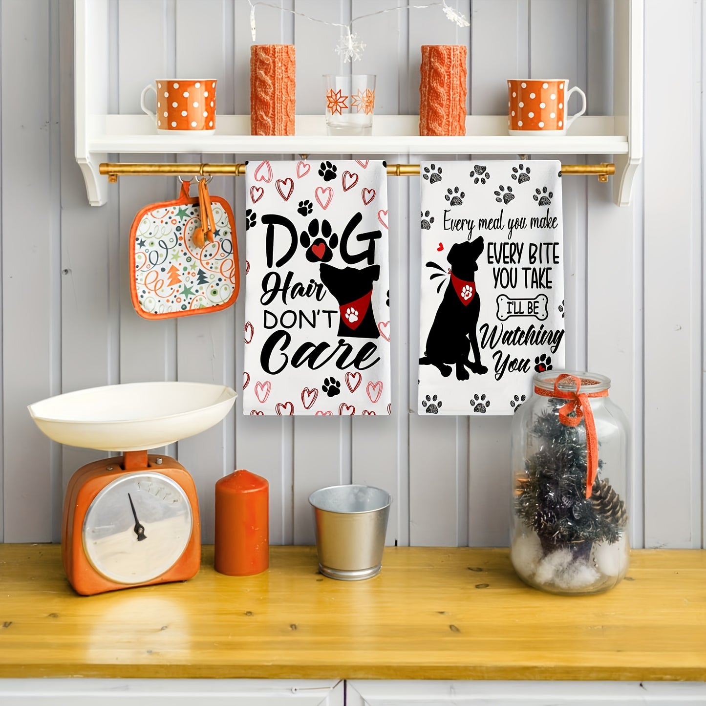Cute Animal Pattern Kitchen Towel Set