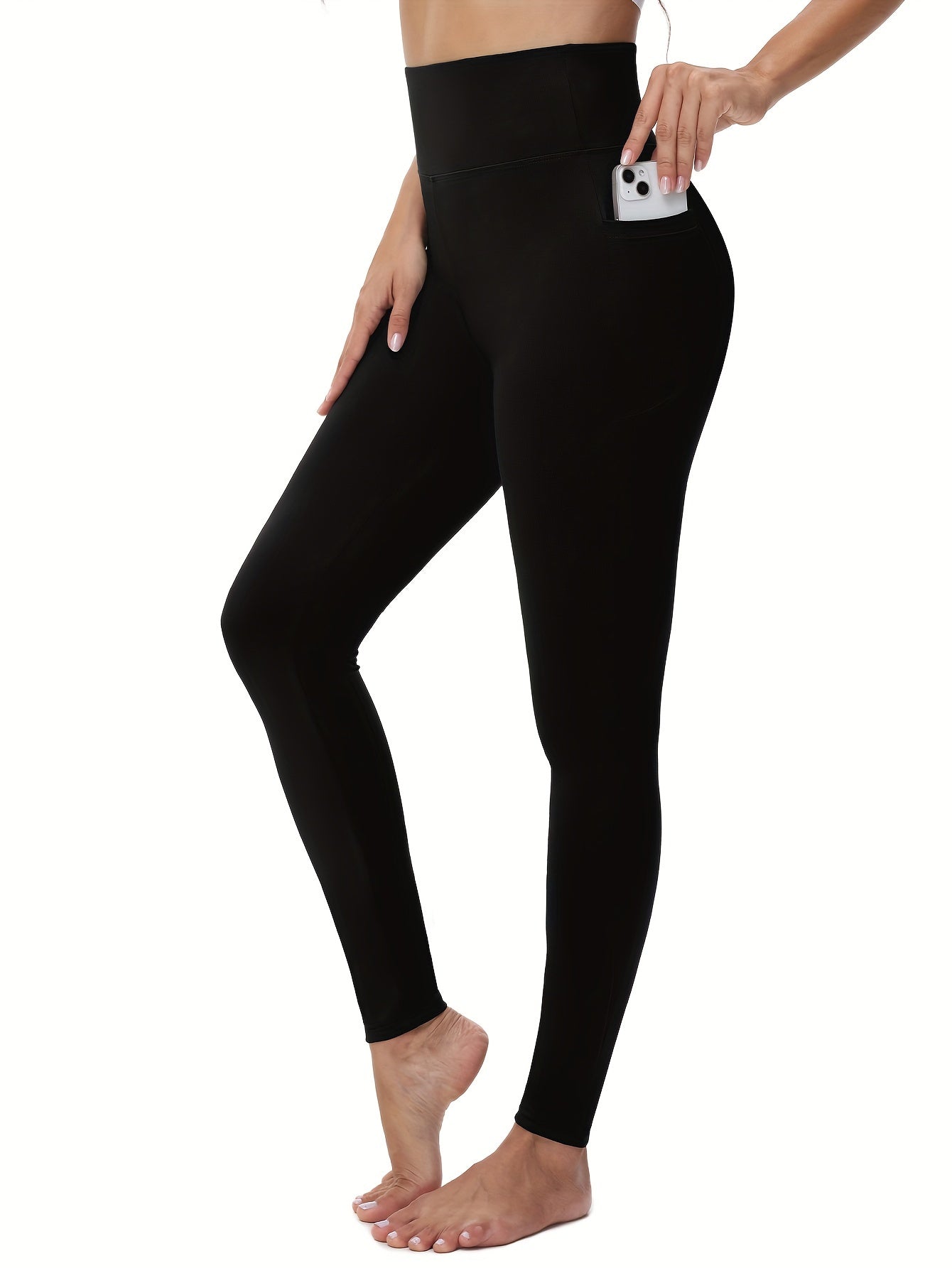 MEBIUS High Waisted Leggings With Pockets