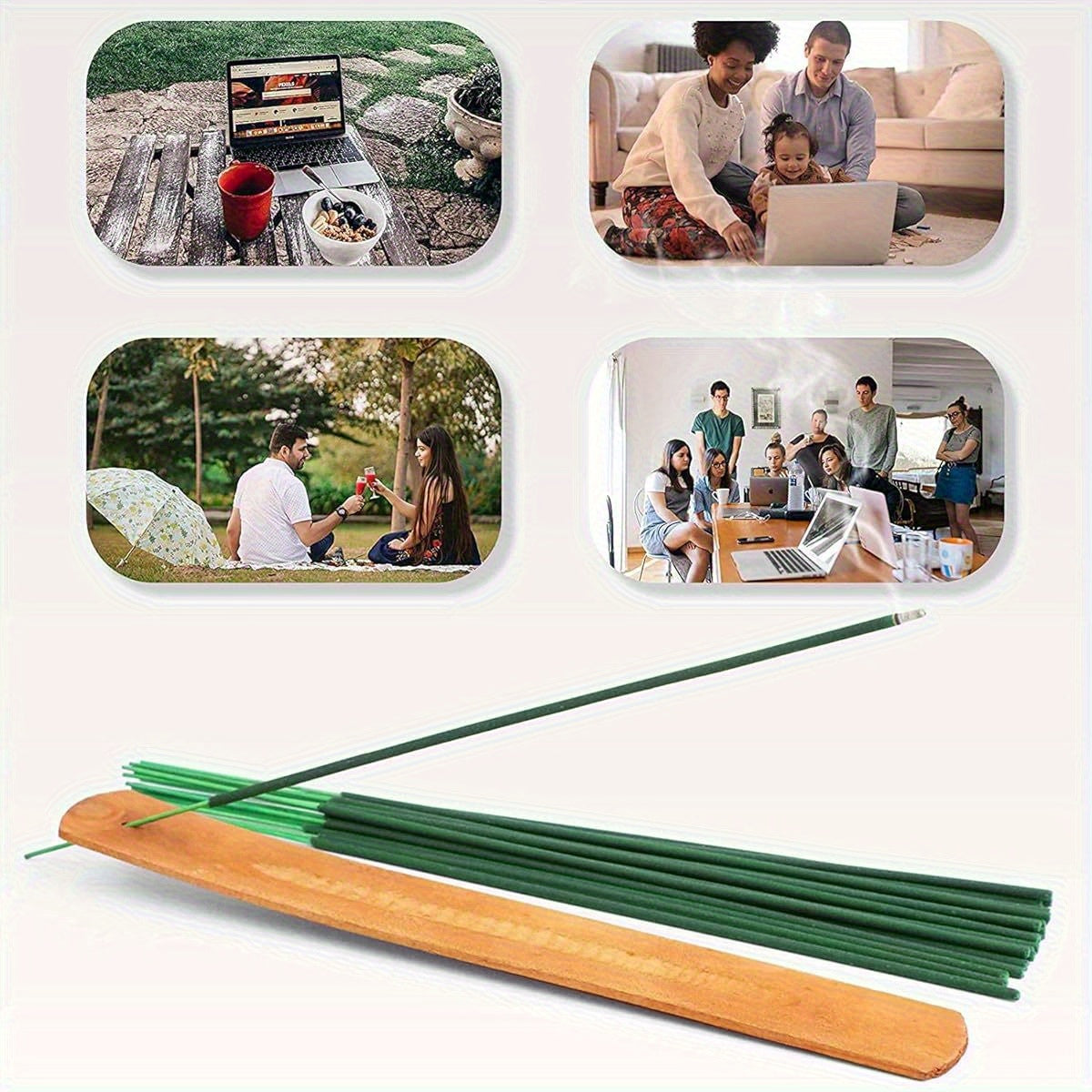 Natural Citronella Reed Diffuser for Outdoors