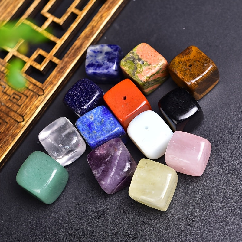 Natural Crystal Agate Incense Holders Set