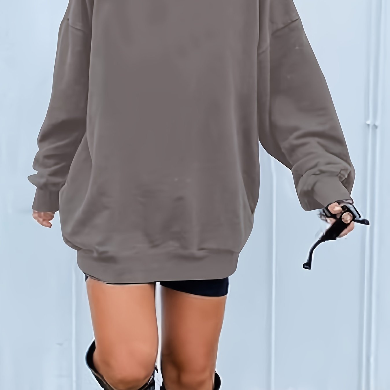 Pink Oversized Sweatshirt for Women